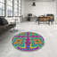 Tapis rose / vert / jaune-623494682