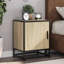 40cm W Metal Bedside Table-378864214