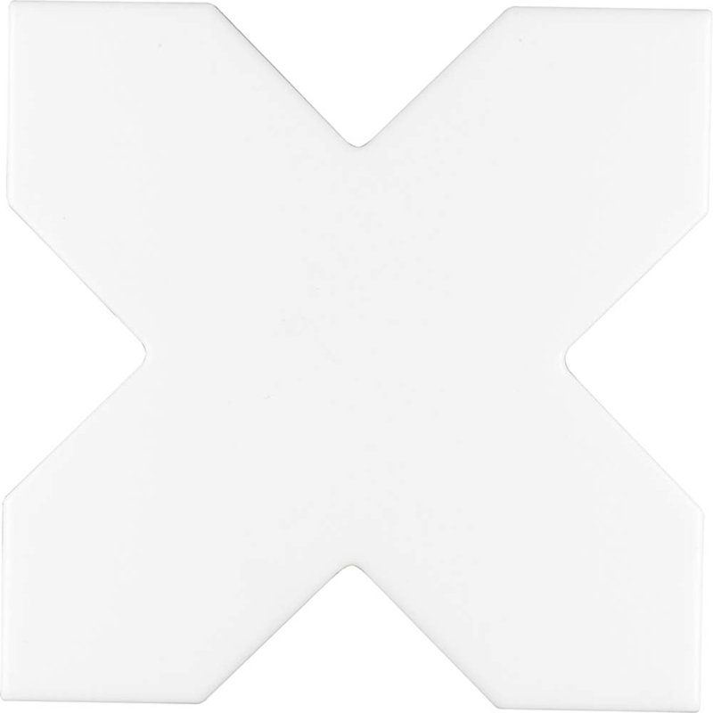 Siena 5.35'' W x 5.35'' L Ceramic Singular Tile, White