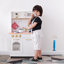 Little Chef Boston Wooden Play Kitchen, White/Gold