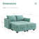 Manusite Convertible Modular Sectional Couch With Reversible Storage Chaise