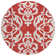 Chayden Washable Damask Indoor / Outdoor Rug