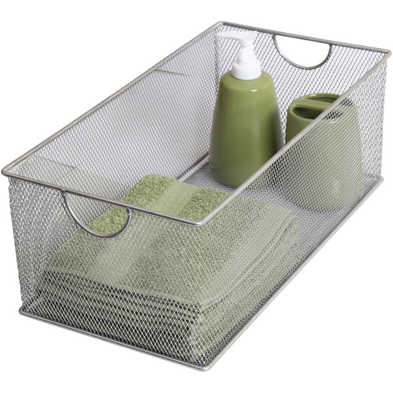 Panier en métal, H 6 po x l 8 po x P 15,5 po