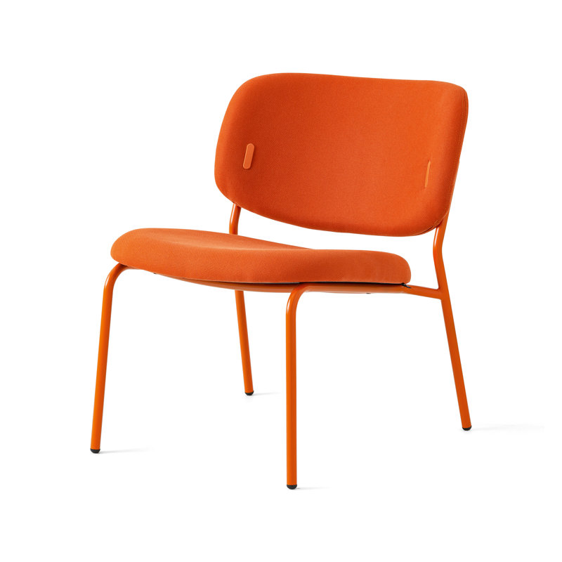 Yo! Upholstered Lounge Chair With Metal Frame