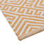 Geometric Area Rug in Orange/Ivory-50686319