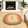 Farmhouse Braided Cotton Earthtone Area Rug
