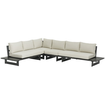 Canapé modulaire d'extérieur avec coussins Kirit 129,5
