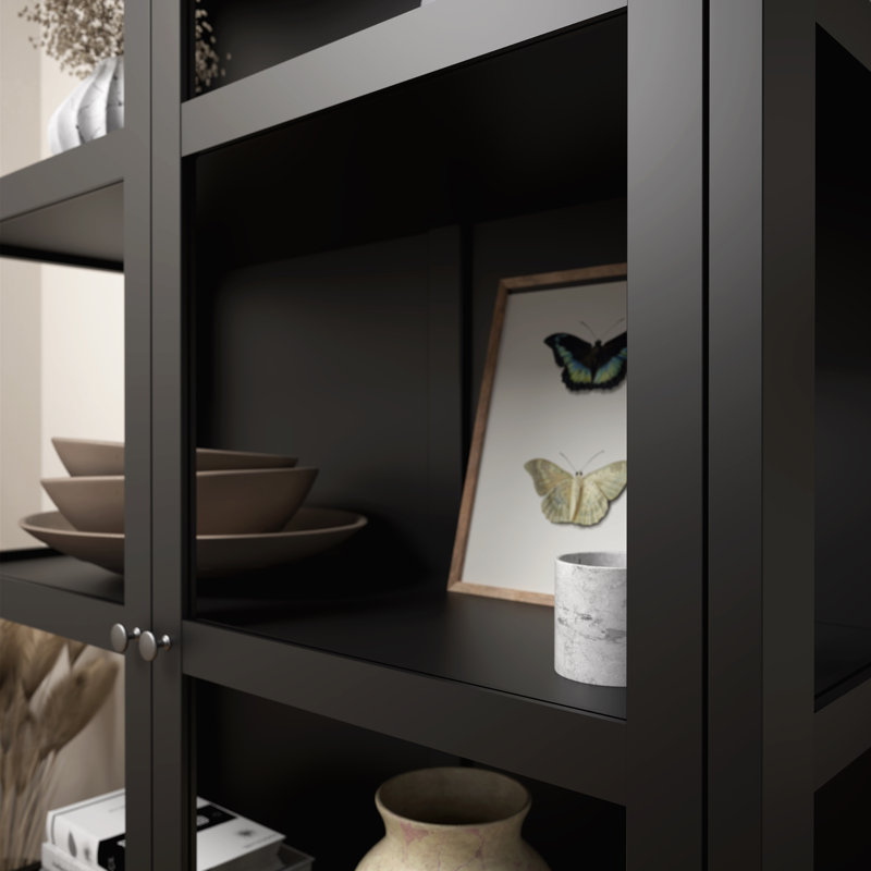 Tefft Display Cabinet, Black