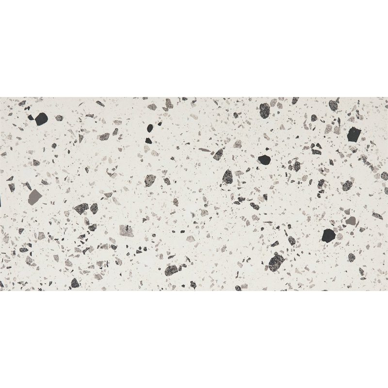 Daltile Poke 12 x 24 Glazed Porcelain Floor Tile (9 PCS Per Carton) (17.60 SQFT Per Carton), Cloud Flecks