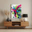 Aquarelle abstraite 51, art mural en métal beige-1456626228
