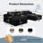 Boneless 107" Cloud Sectional Couch with U-Shaped Chaise,Corduroy Viral Boneless Sofa with Ottoman,Memory Foam Couches in a Box with Deep Seat for Living Room,No Assembly Required-1452125711-1452125709