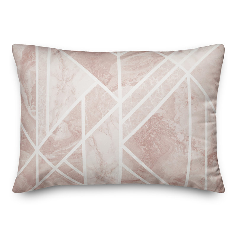 Geometric Reversible Throw Pillow