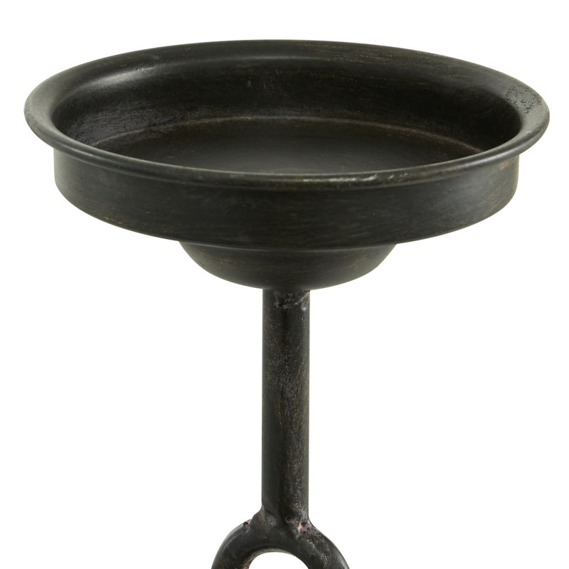 11.25'' H Iron Tabletop Candlestick