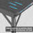 Patio Gazebo Lean to Wall Mounted Pergola with Sloping Galvanized Steel Roof-123258202-123258210