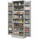 Armoire de cuisine avec rangement et tablettes réglables