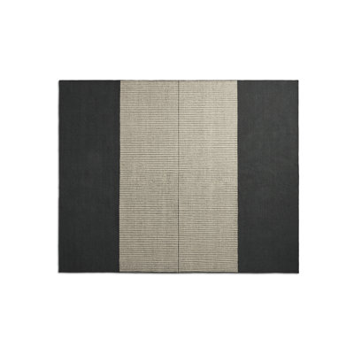 Tapis gris anthracite / ivoire Light entre