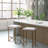 Backless Upholstered Counter Stool