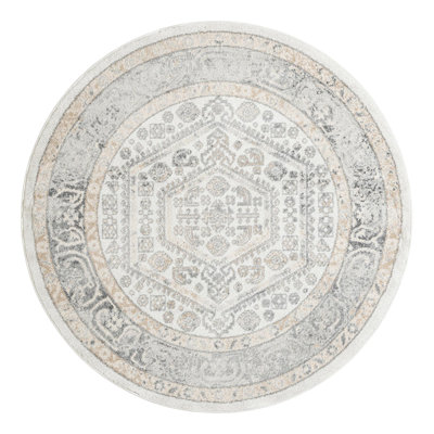 Edson Oriental Ivory Area Rug