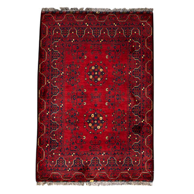 One-of-a-Kind 3'4" X 4'9" Wool Area Rug in