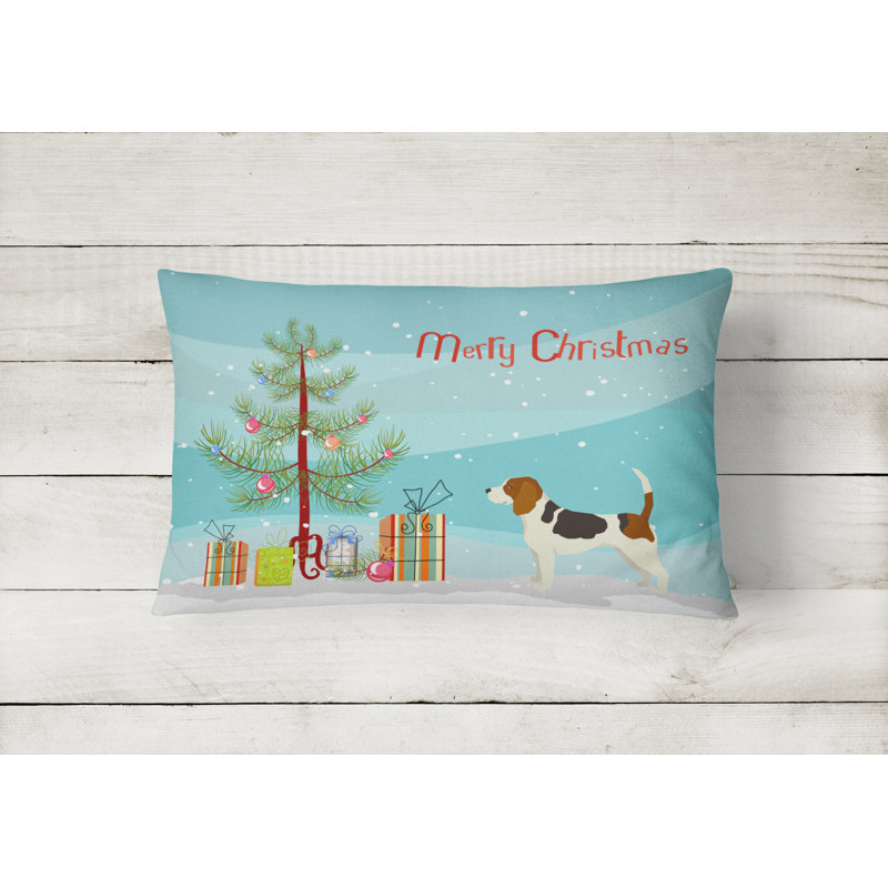 Outdoor Throw Pillow, Beagle