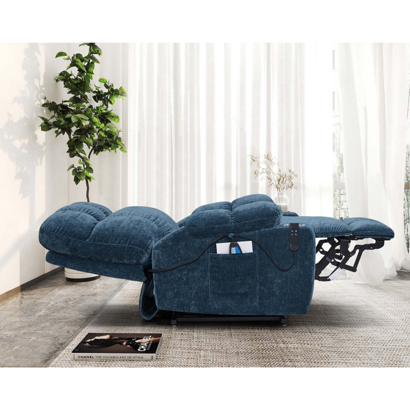 Fauteuil inclinable motorisé Power Lift, Bleu