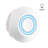 Heath Zenith White Metal Wired Lighted Push Button Doorbell