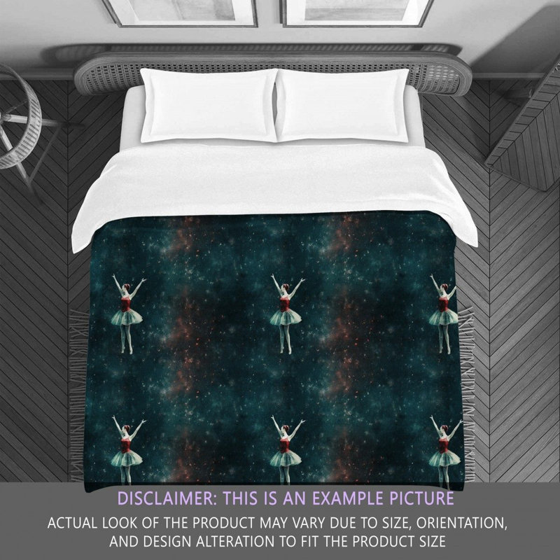 Astrology Astronomy Mystical  Cotton Blend Reversible Throw Pillow, Queen Comforter