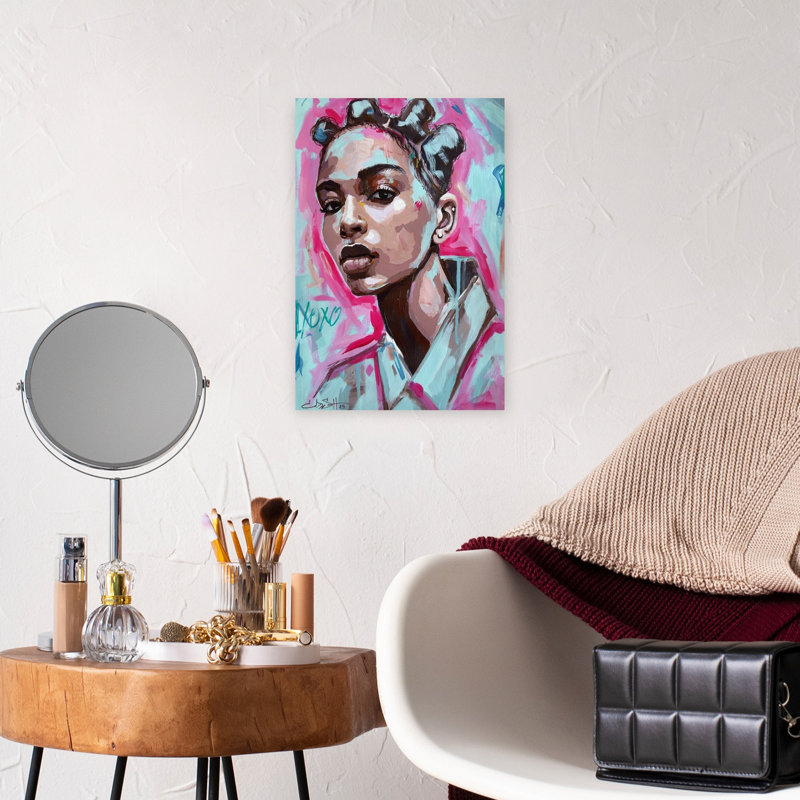 Xoxo Abstract Contemporary Wall Art Print, 45.72cm H x 30.48cm W