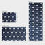 Tapis de sol lavable moyen Tulle bleu marine et blanc-1179578075-1179578073