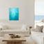 Coastal Retreat Underwater Clouds X by  - Floater Frame Print on Canvas-128918122-128918125-128918126