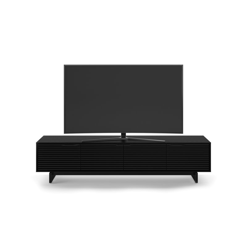 Align Media Console, 19"H x 81"W x 18"D, Ebonized Ash