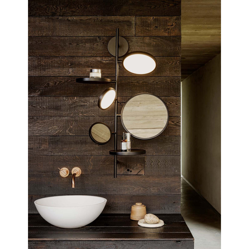 Tell Me Stories Lighted Framed Mirror, Black