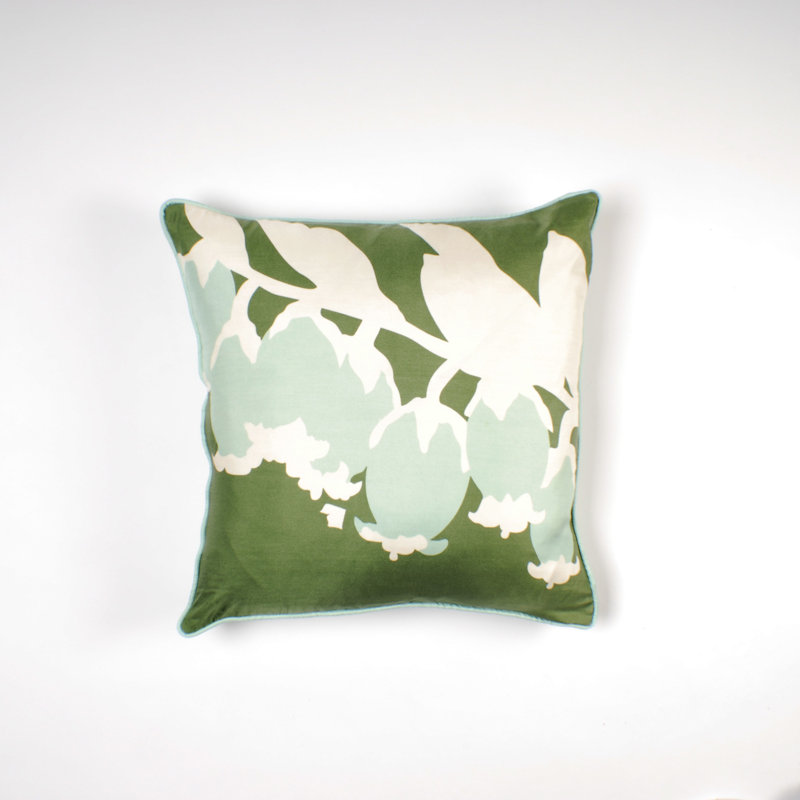 Luxe Silk Twill Pillow Reversible Throw Pillow, Yes