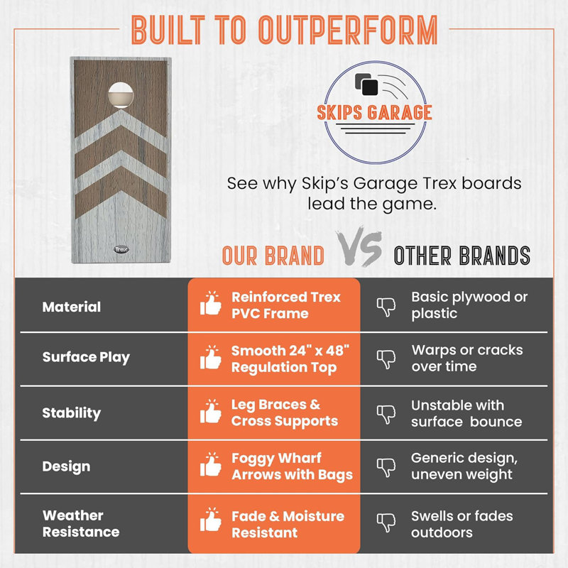 Ensemble de cornhole gris en grange résistant aux intempéries, Ajouter un étui de transport