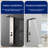 57.99'' Shower Panel with Fixed Shower Head-92892768