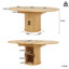 Extendable Round Dining Table-897743800