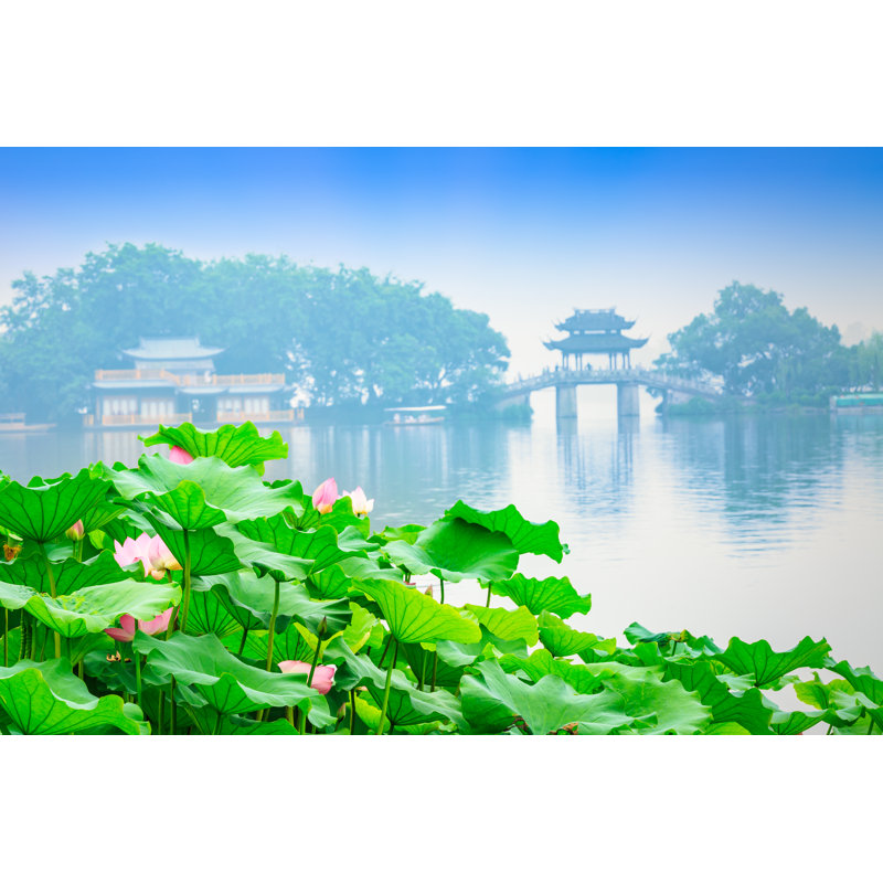 Hangzhou West Lake by Zhaojiankang - Wrapped Canvas Print, 51cm H x 76cm W