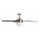 Tulip 52 inch Brushed Nickel Ceiling Fan with LED Light Kit and Remote Control