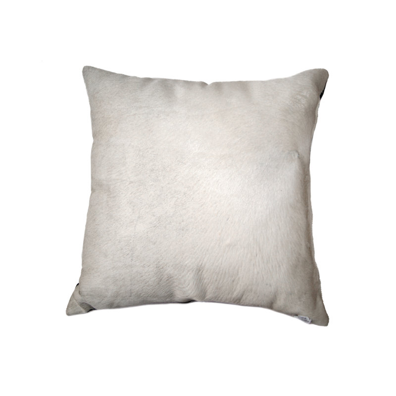 Throw Pillow, 18" H x 18" W, Off White