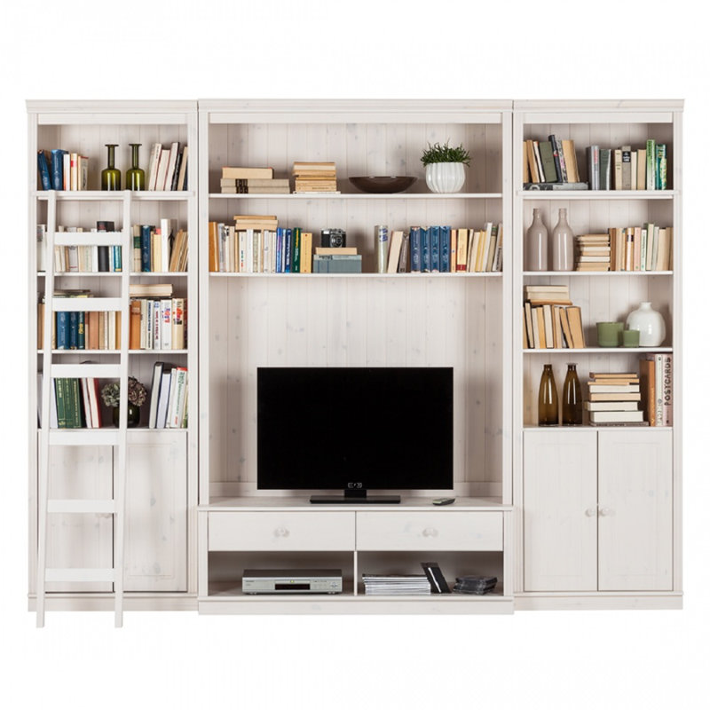 Delmonta TV Stand for TVs up to 55", White