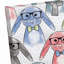 Art sur toile hipster bunnies Blevins-1793168374