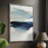 Waves I Framed Print - Solid Wood-1401064701