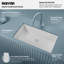 Évier de cuisine à simple cuve encastrable 32 1/4 po x 19 1/4 po Karran Quartz-61825462