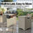 Propane Tank Cover 16 Inch, 20 LB Outdoor Tank Storage Hideaway Table for Gas Fire Pits, Concrete Tank Holder, Cement grey, light grey-434305347