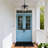 1 - Light 10" H Black Outdoor Hanging Lantern