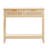 Rattan Console Table with 2 Storage Drawers Rattan Sliding Door Natural