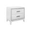 Table de chevet blanche