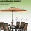 Ensemble de conversation, ensemble repas 8 pièces pour patio-2069801720