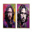 Violet Vedder Portrait - ensemble d'art abstrait sur toile Popart-102572412-102572416