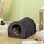 Maison de chat chauffante, imperméable, isolante et confortable